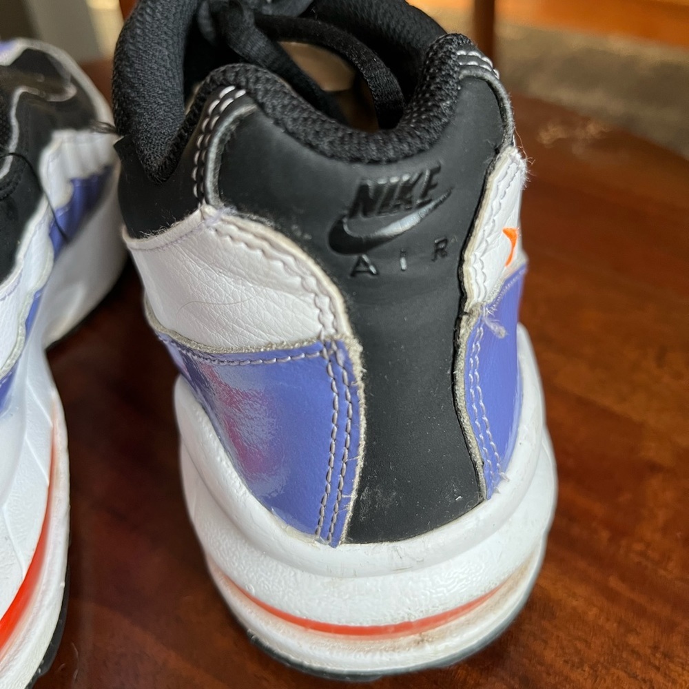 Girls Nike Air Max 95 Black Purple White - Picture 8 of 12